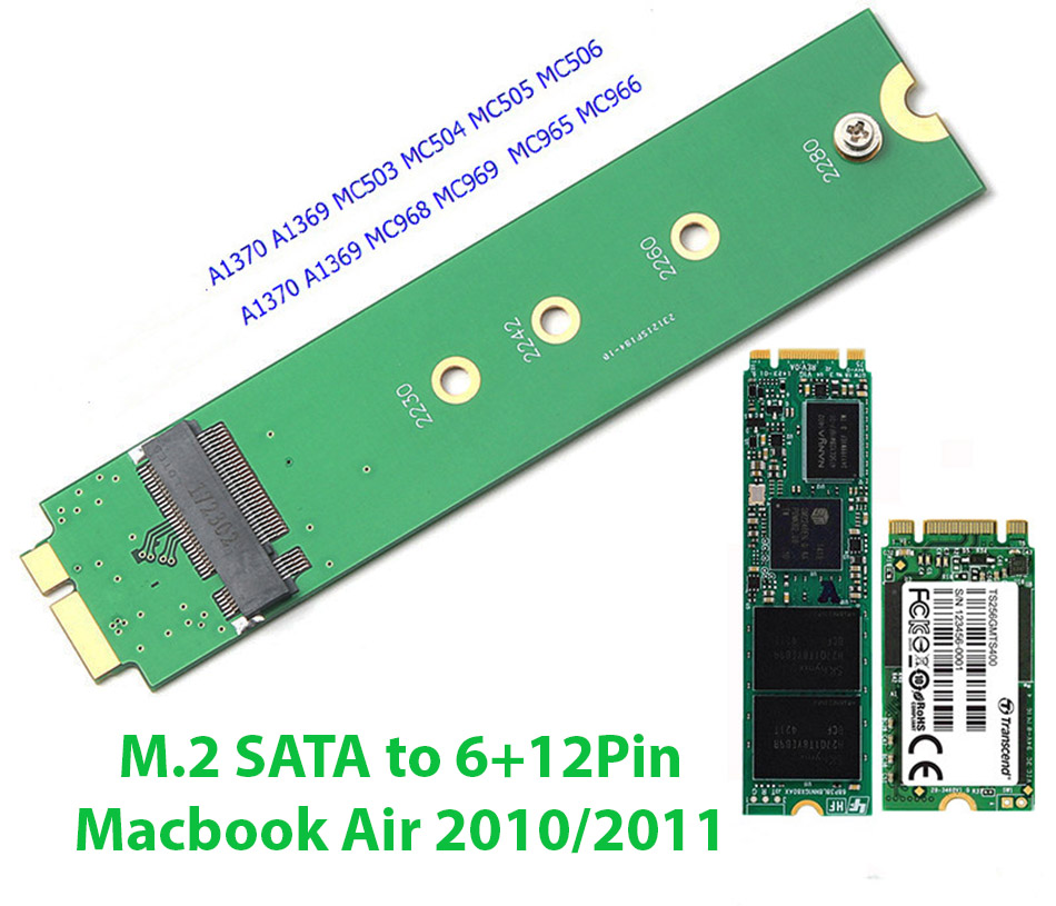 M.2 SATA sang SSD Macbook Air 2010, 2011