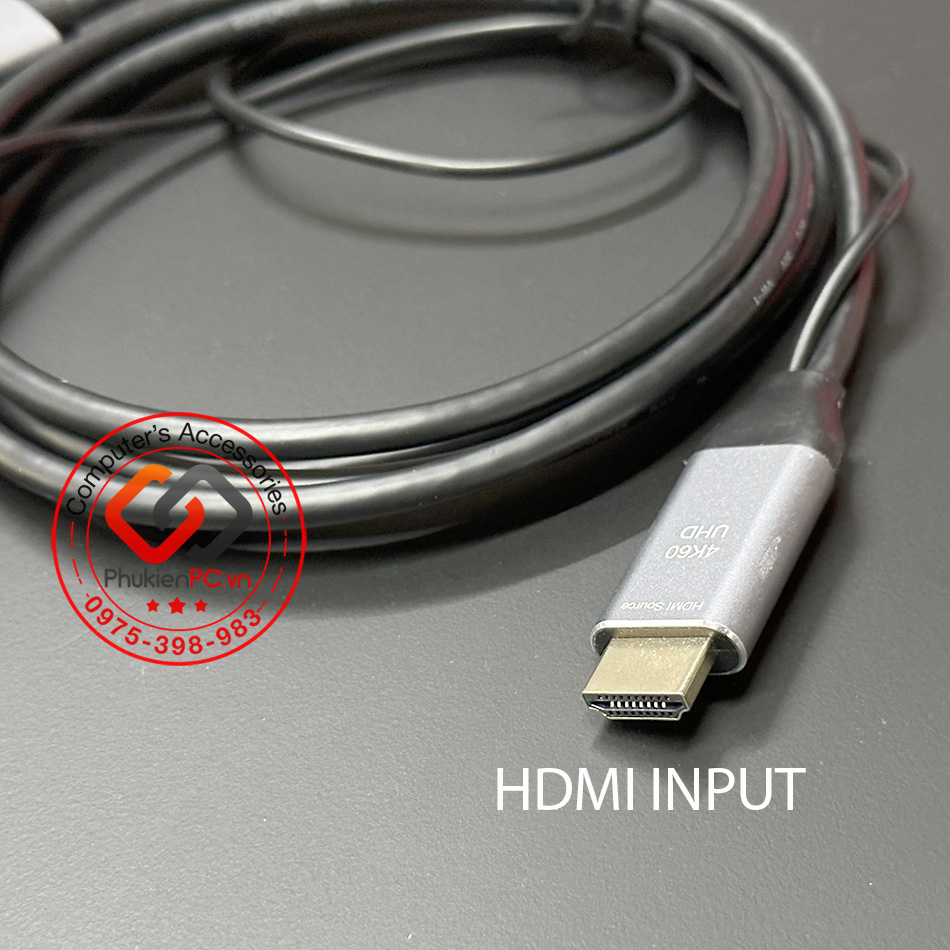 Nơi bán cáp chuyển HDMI sang Displayport màn hình dài 1.8 mét