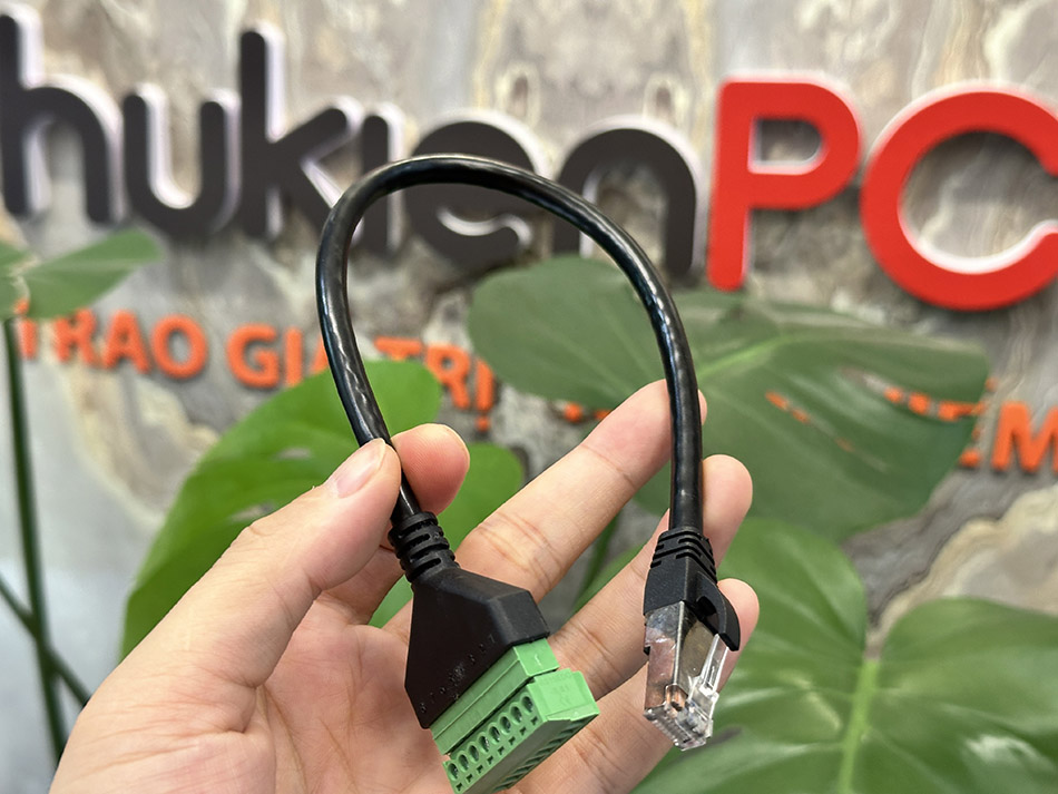 Nơi bán đầu nối RJ45 LAN 8P8C terminal bắt vít-sử dụng cho thiết bị công nghiệp COM RS422 RS485