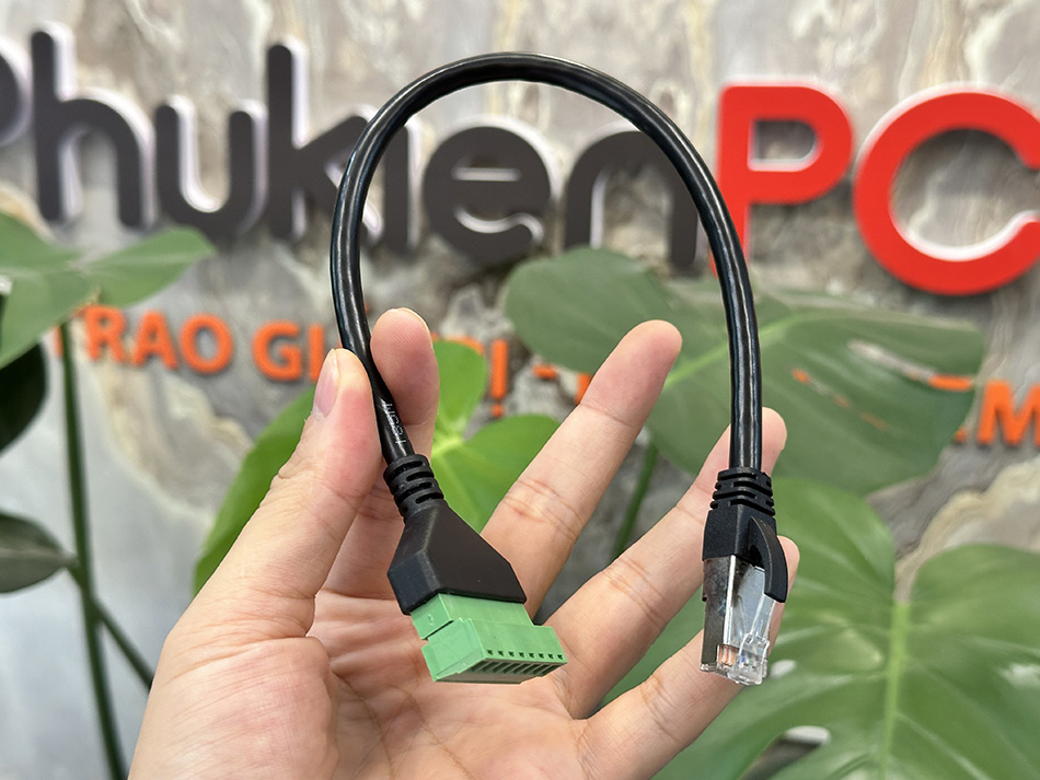 Nơi bán đầu nối RJ45 LAN 8P8C terminal bắt vít-sử dụng cho thiết bị công nghiệp COM RS422 RS485