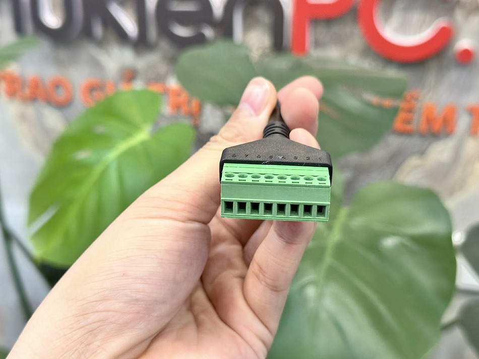 Nơi bán đầu nối RJ45 LAN 8P8C terminal bắt vít-sử dụng cho thiết bị công nghiệp COM RS422 RS485