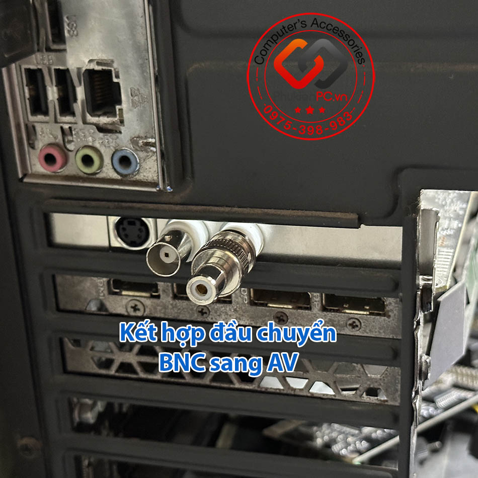 Card PCIe ghi hình 2 cổng BNC AV, S-video cho máy siêu âm, nội soi, camera