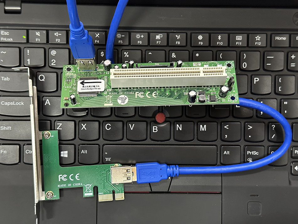 Chuyển đổi PCIe to PCI, lắp đặt card PCI vào main không có slot PCI