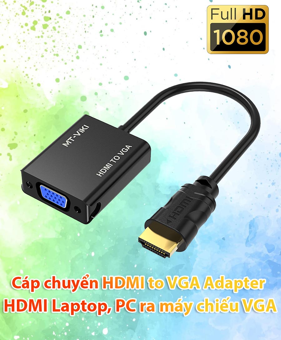 HDMI to VGA Adapter 1080P