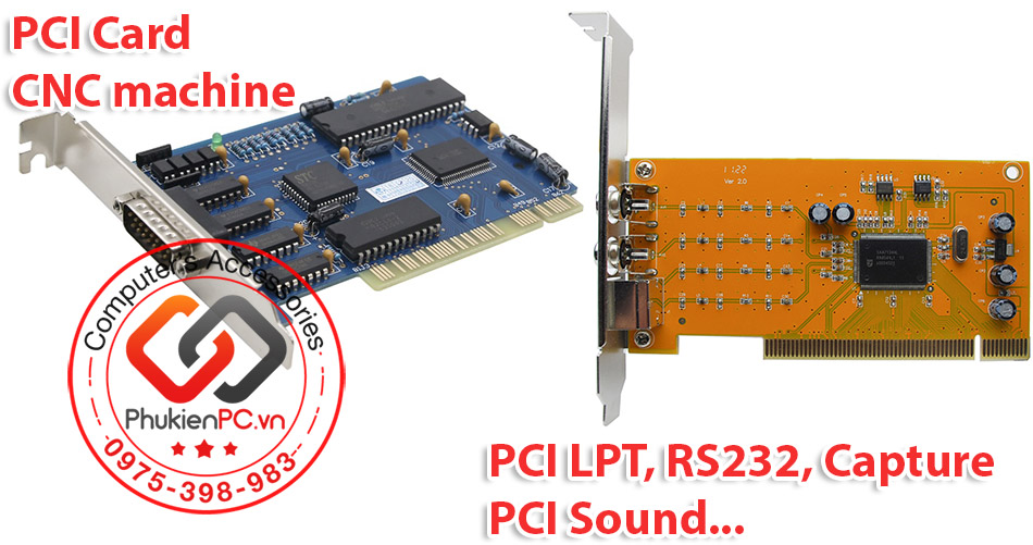 Chuyển đổi PCIe to PCI, lắp đặt card PCI vào main không có slot PCI