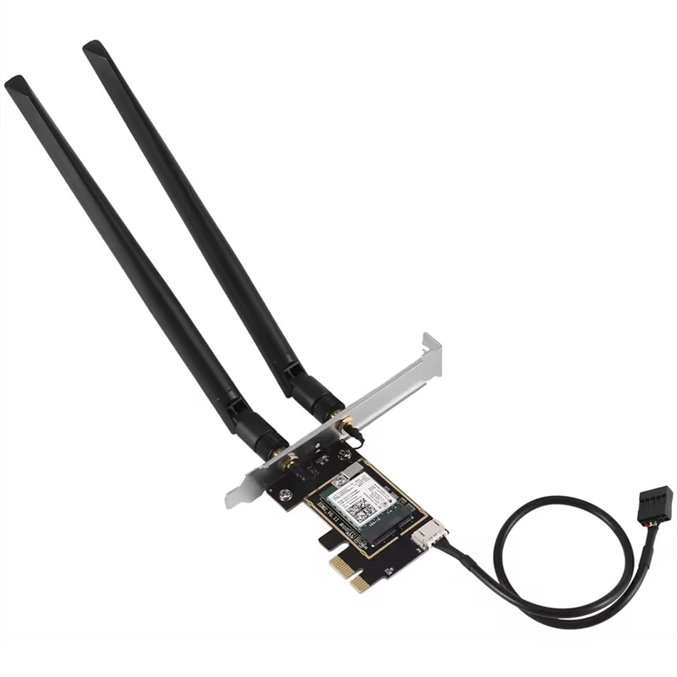 Card PCIE thu wifi, Bluetooth 4.0 5G, 2.4G Dual Band AC7260