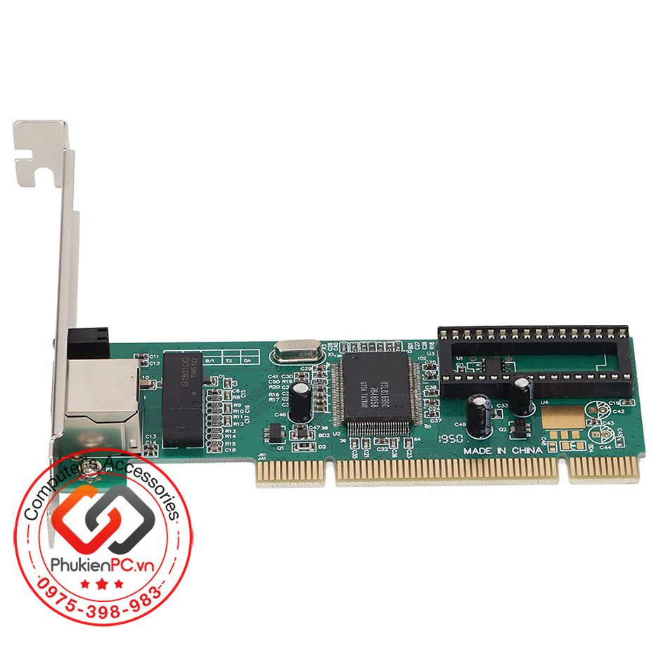 Card PCI sang LAN Gigabit Ethernet 10/100/1000 Mbps chipset Realtek RTL8169SC