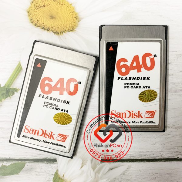 SanDisk Card ATAIDE PCMCIA 68pin dung lượng 640MB