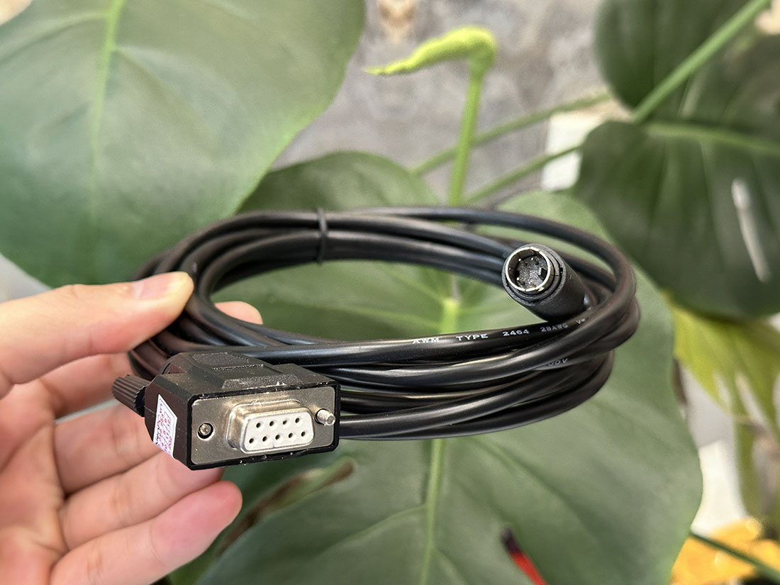 Cáp nối Màn Hình HMI Samkoon SK Series ra PLC Fatek FB Series MD4M Cable RS232 Mini Din 4 Pin to DB9 Female dài 3M