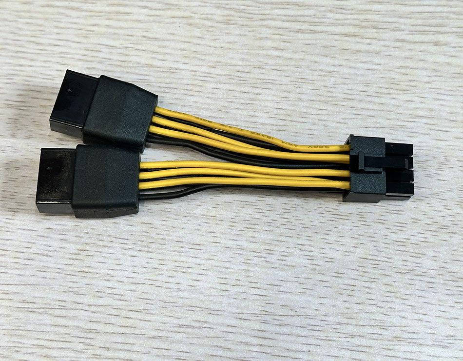 Dây cáp Dual 8PIN PCIE to 8PIN GPU NVIDIA TESLA K80 M40 M60 P40 P100 A30