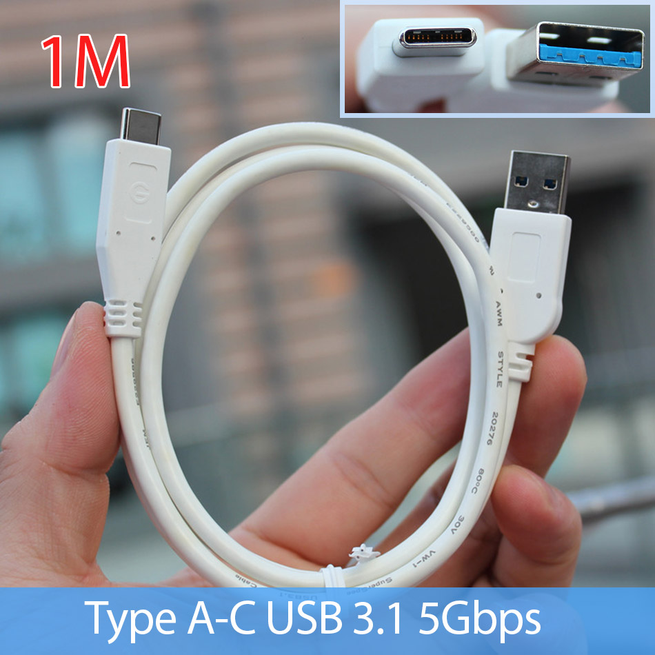Cáp USB 3.1 Type A to Type C dài 1M