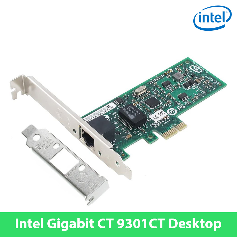 Card mạng PCI-e to 1 Port LAN Gigabit Ethernet chip Intel 9301CT cho Server, PC