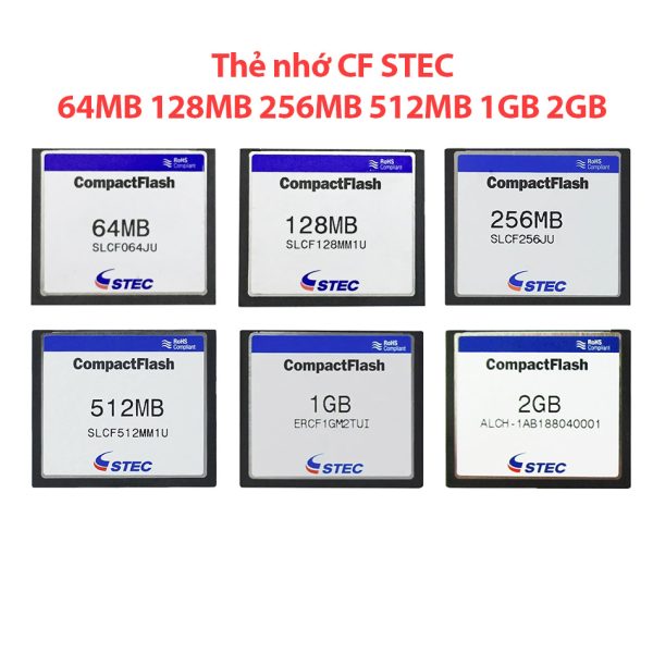 STEC 256MB CompactFlash (CF) Card - Used, Tested, Fully Functional