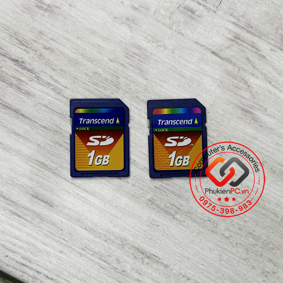 Thẻ nhớ SD 1GB Transcend cho thiết bị điện tử, công nghiệp