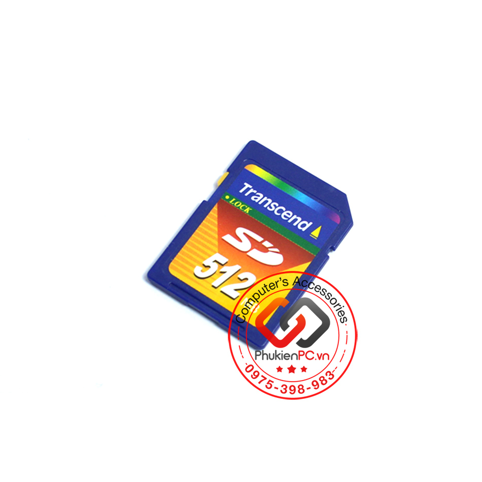 Thẻ nhớ SD 512MB Transcend dung lượng thấp cho máy công nghiệp