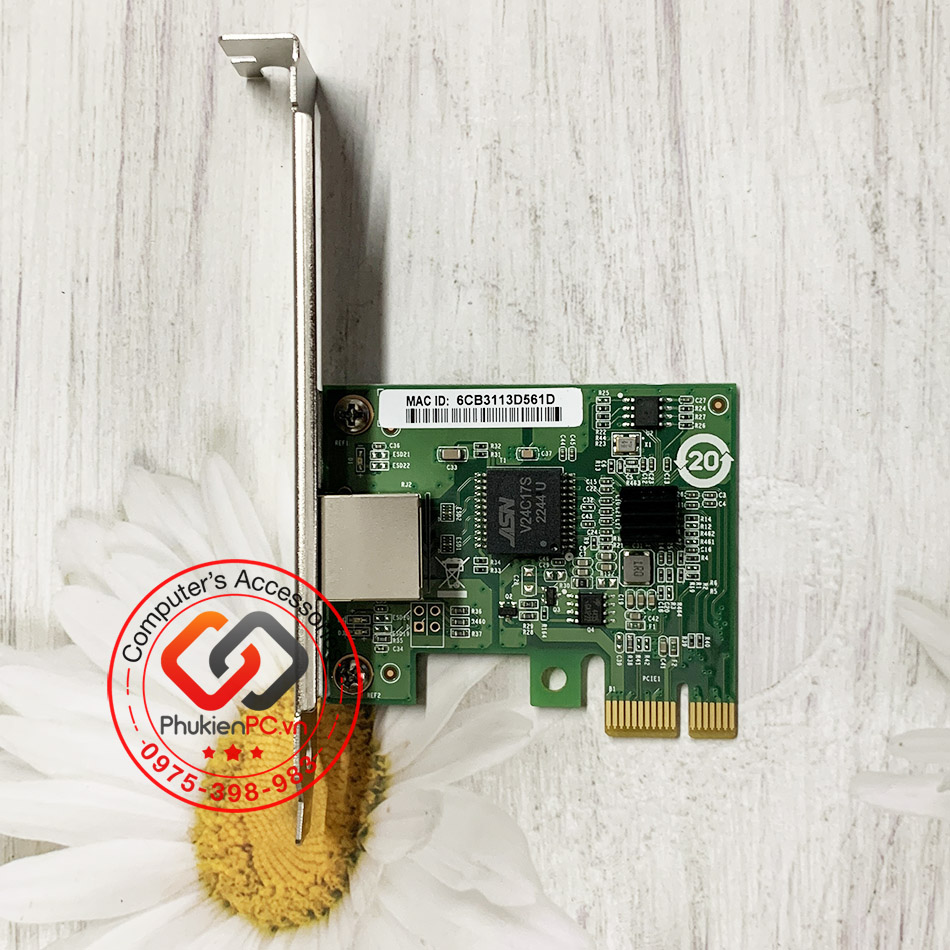 Card mạng PCIe 1x to LAN Ethernet 2.5G intel i225