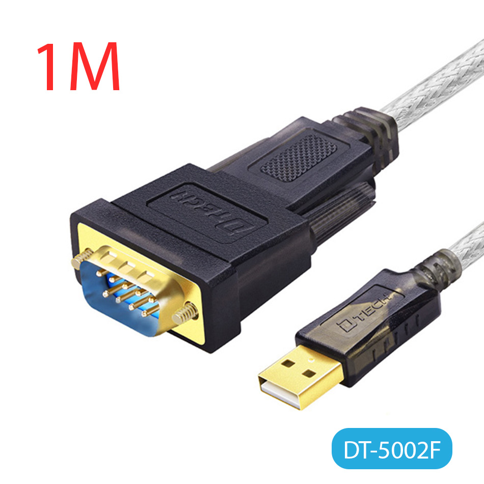 Cáp USB sang COM RS232 Dtech DT-5002F dài 1M