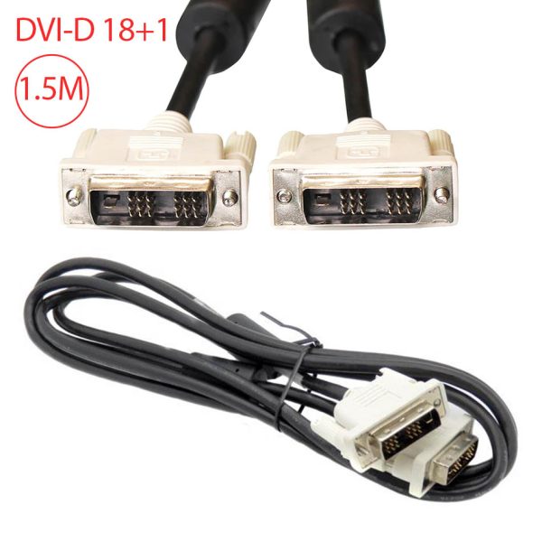 Câble DVI-D Vers HDMI 2m - Connectique Vidéo Numérique - Compatible Moniteurs Et TV