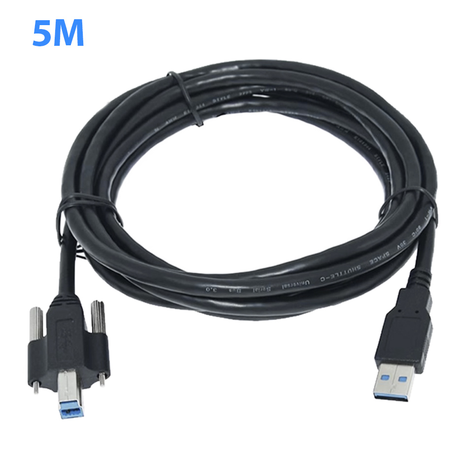 Cáp USB 3.0 AM-BM, Type A to Type B dài 5M có khoá cố định