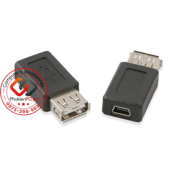 Đầu chuyển đổi USB Female to Mini USB female