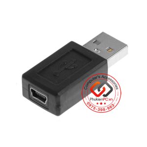 Đầu chuyển đổi USB Male to Mini USB female