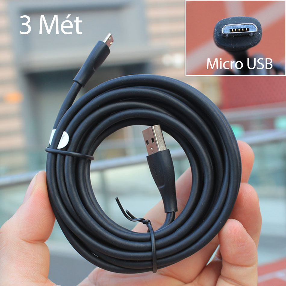 Dây cáp USB 2.0 to Micro USB truyền dữ liệu và sạc 3M