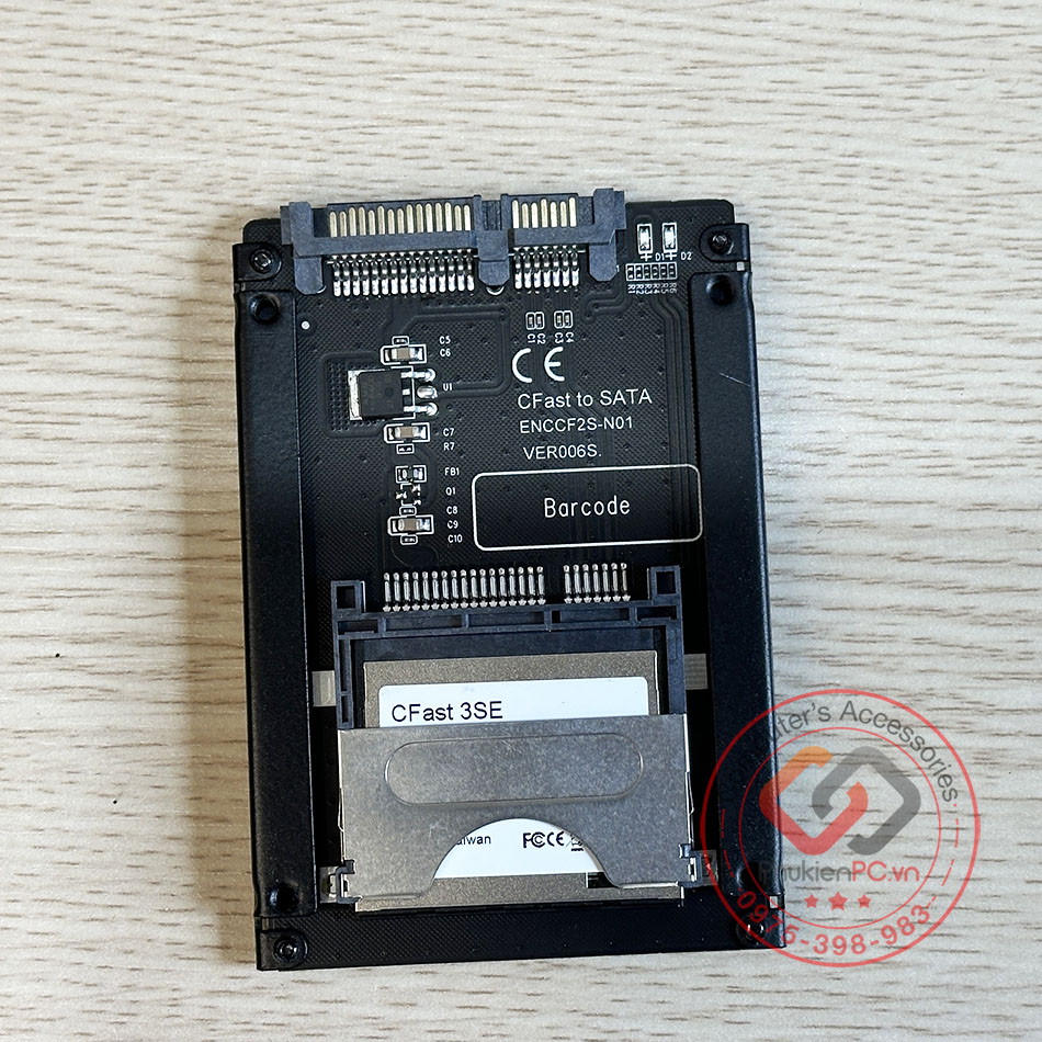 Adapter chuyển đổi CFast 2.0 sang SATA, sao lưu dữ liệu thẻ CFast vào máy tính