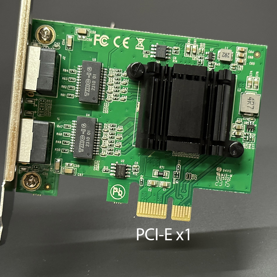 Card mạng PCIe to Dual 2 Port LAN Gigabits Ethernet intel 82571