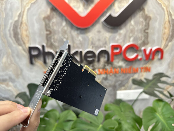 Card mạng PCIe 4x to 4 Port LAN Ethernet 2.5 GBe cho PC, server, máy ...