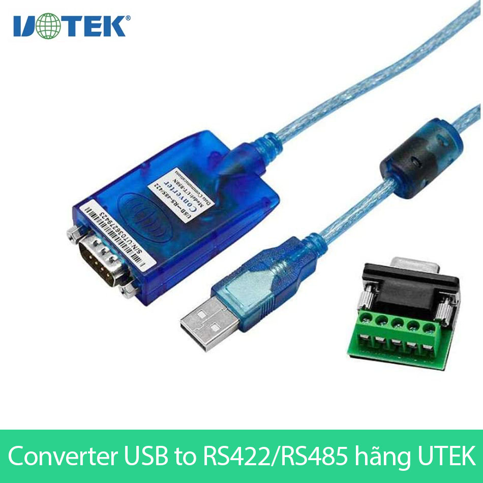 Dây cáp chuyển đổi USB sang RS422 RS485 thương hiệu UTEK
