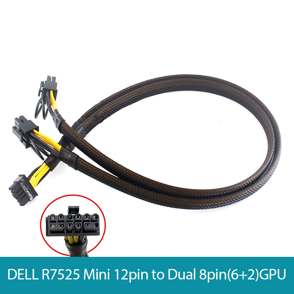 Cáp nguồn Mini 12pin to 8+8pin Power Cable for DELL PowerEdge R7525