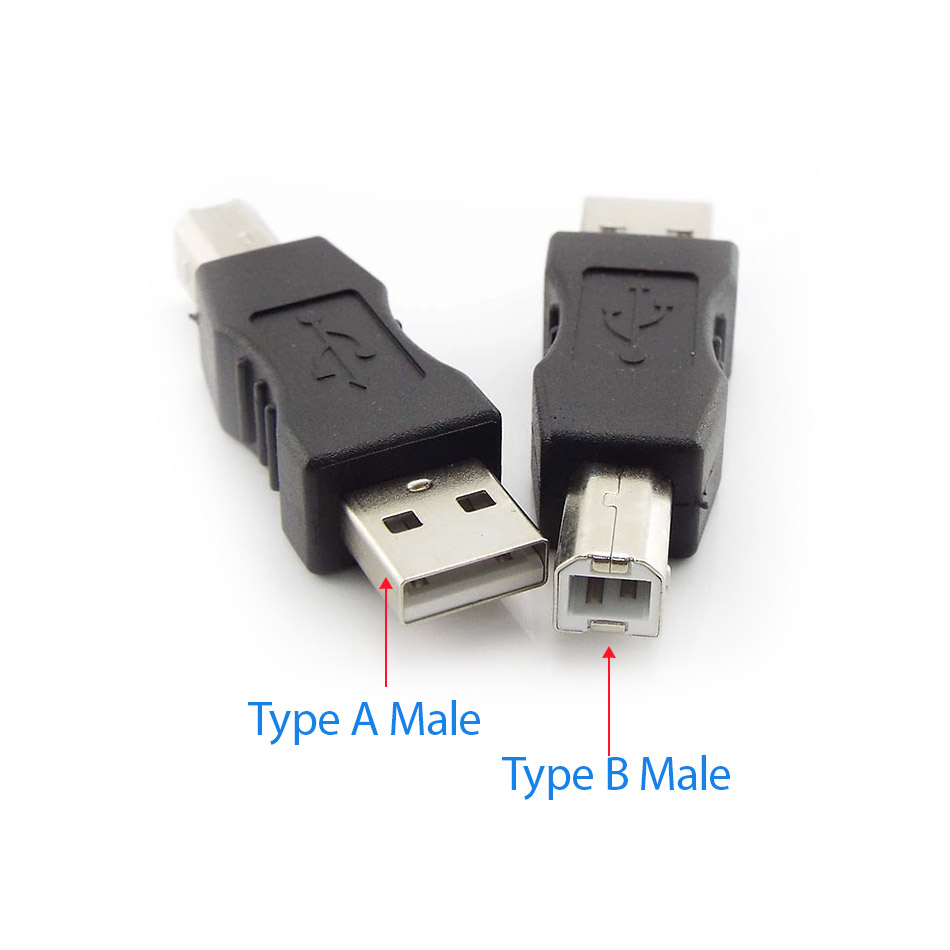 Đầu chuyển đổi USB 2.0 Type A Male to Type B Male