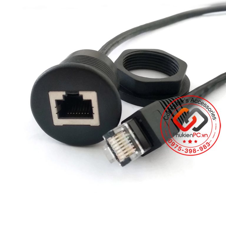 Cáp nối dài LAN Ethernet RJ45 chống nước dài 1M 2M