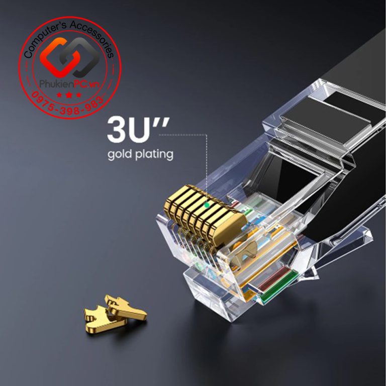 Dây cáp mạng LAN RJ45 CAT6 dài 1M tốc độ 1000Mbps chính hãng Ugreen 20159