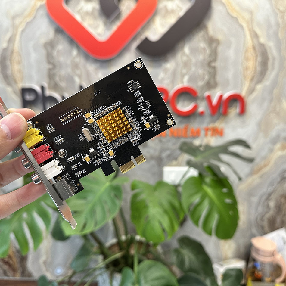 Card Capture PCI-E to RCA AV, S-Video, ghi hình máy siêu âm, nội soi y tế hỗ trợ SDK Lianxinhongfu LX725