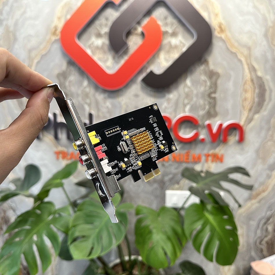 Card Capture PCI-E to RCA AV, S-Video, ghi hình máy siêu âm, nội soi y tế hỗ trợ SDK Lianxinhongfu LX725