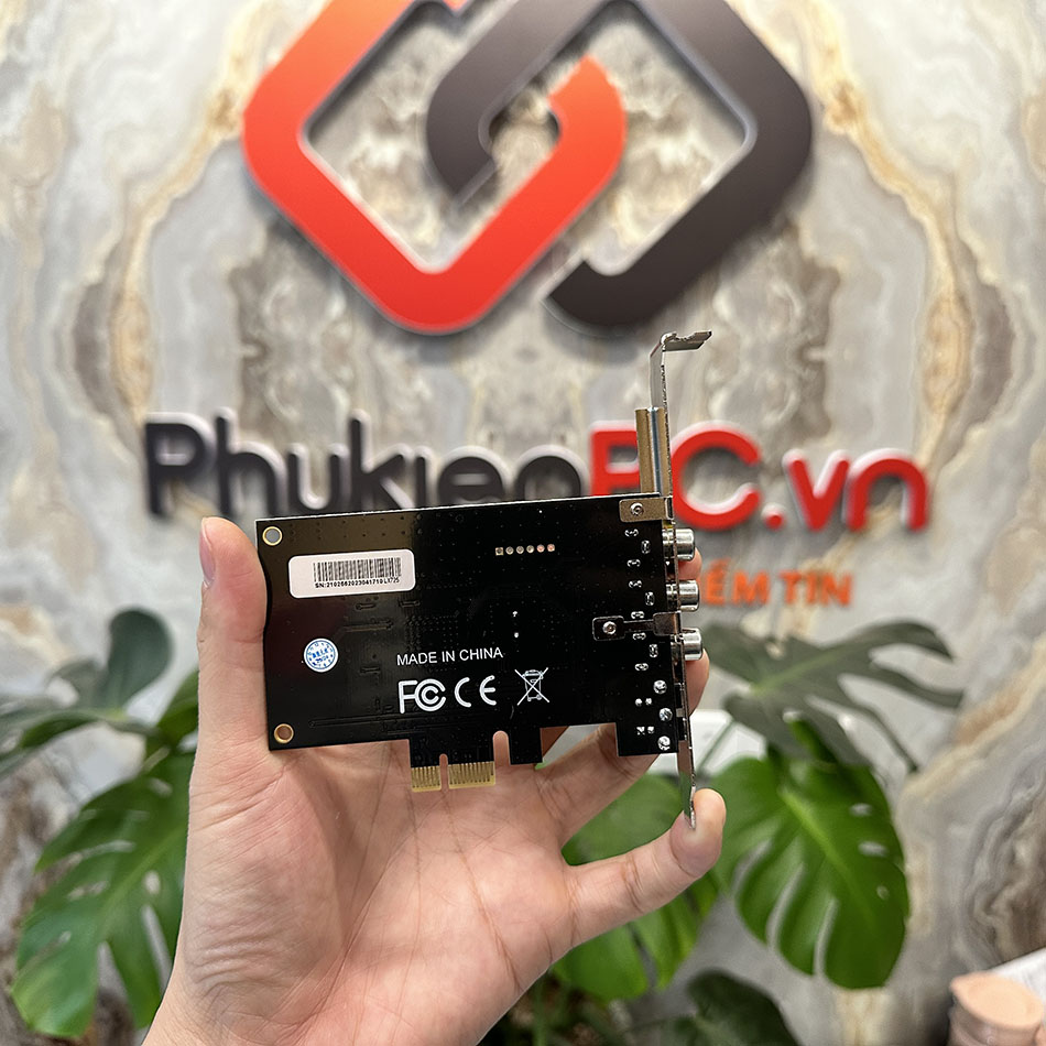 Card Capture PCI-E to RCA AV, S-Video, ghi hình máy siêu âm, nội soi y tế hỗ trợ SDK Lianxinhongfu LX725