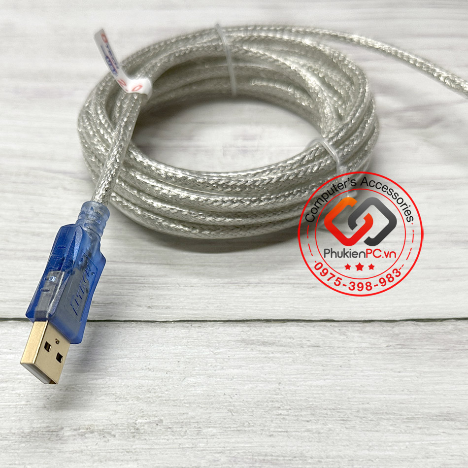 Cáp USB to RS232 FTDI chip dài 3M thương hiệu Dtech DT-5031
