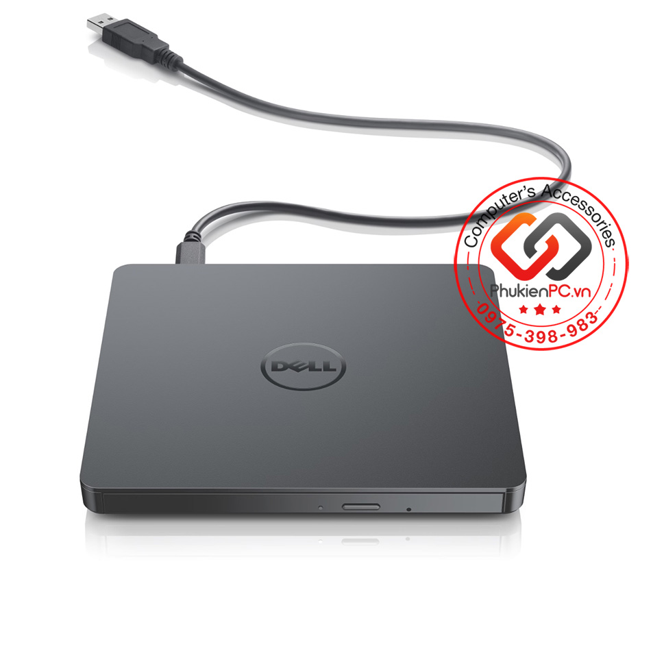 Ổ đĩa quang cắm ngoài Dell USB Slim DVD RW - DW316 cho PC, Laptop, ,Macbook