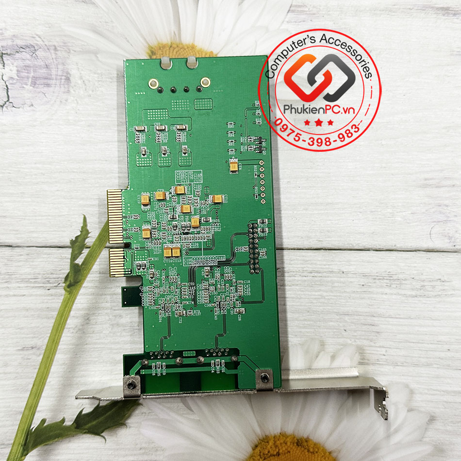 Card chuyển đổi PCI-E 4x ra 2 USB 3.0 Full Speed Chip Ti chất lượng cao