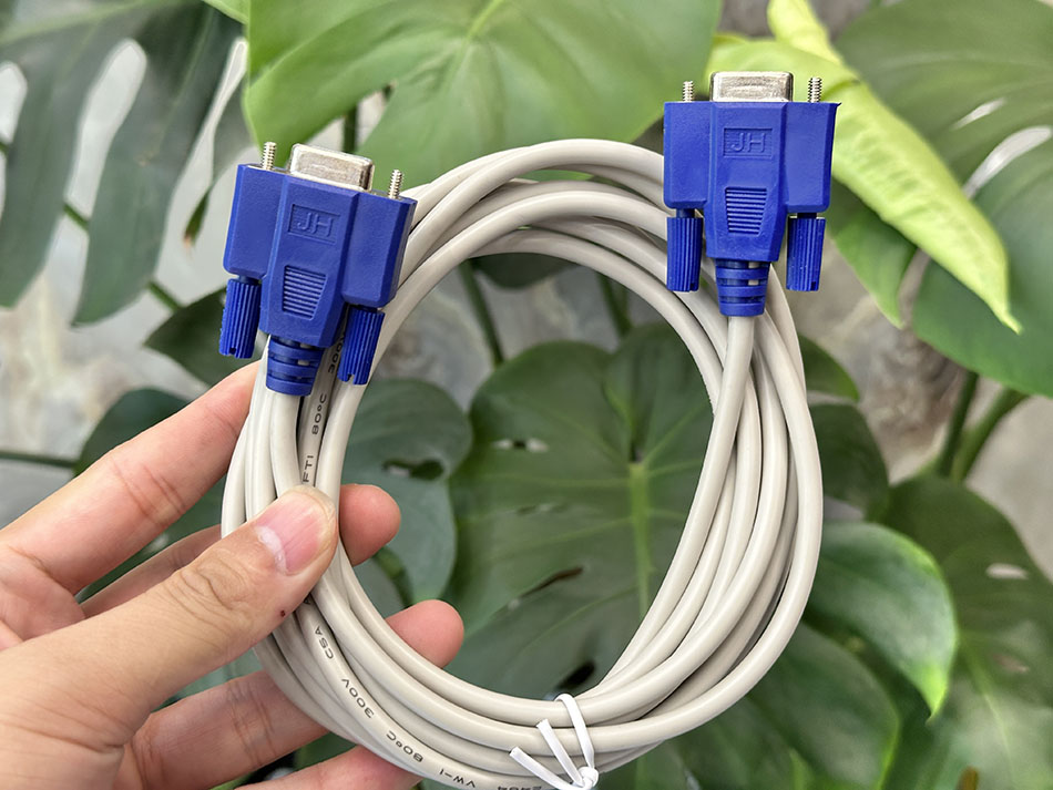 Cáp COM DB9 RS232C Cái-Cái nối chéo 2-3 (Null modem 2-3 Cross) dài 1.5M