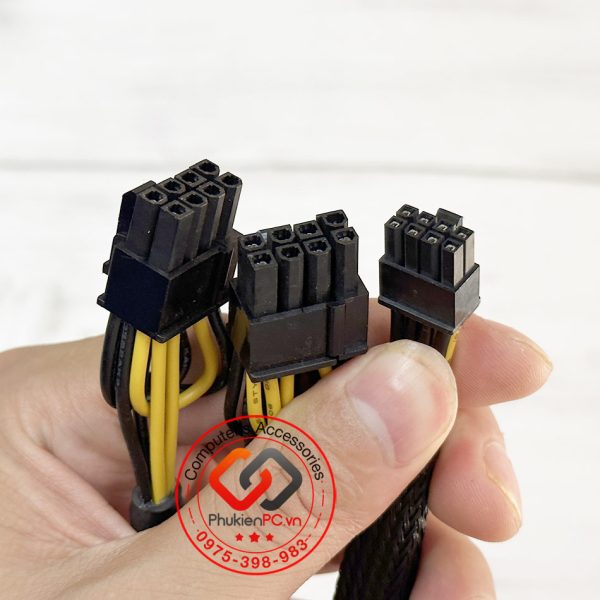 Cavo Alimentazione GPU 10 Pin A 8 Pin 50cm Per HP ProLiant DL580 G9 - Per K80/M40/M60/P40/P100 - Foto 4