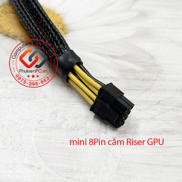 Cáp nguồn Mini 8Pin GPU to Dual 8PIN PCI-E VGA HPE ProLiant DL580G10 DL380G10 DL388G10. Cấp