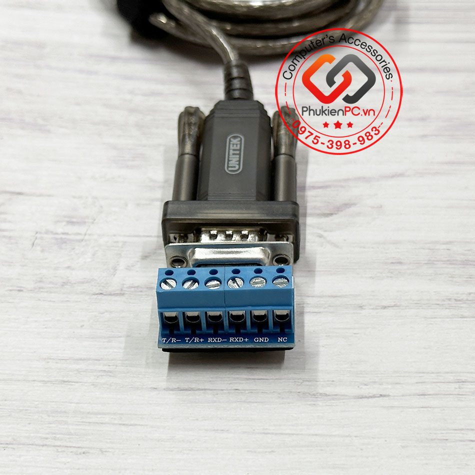 Cáp USB to RS422 RS485 Unitek Y-1082A chip FT232 có đèn LED