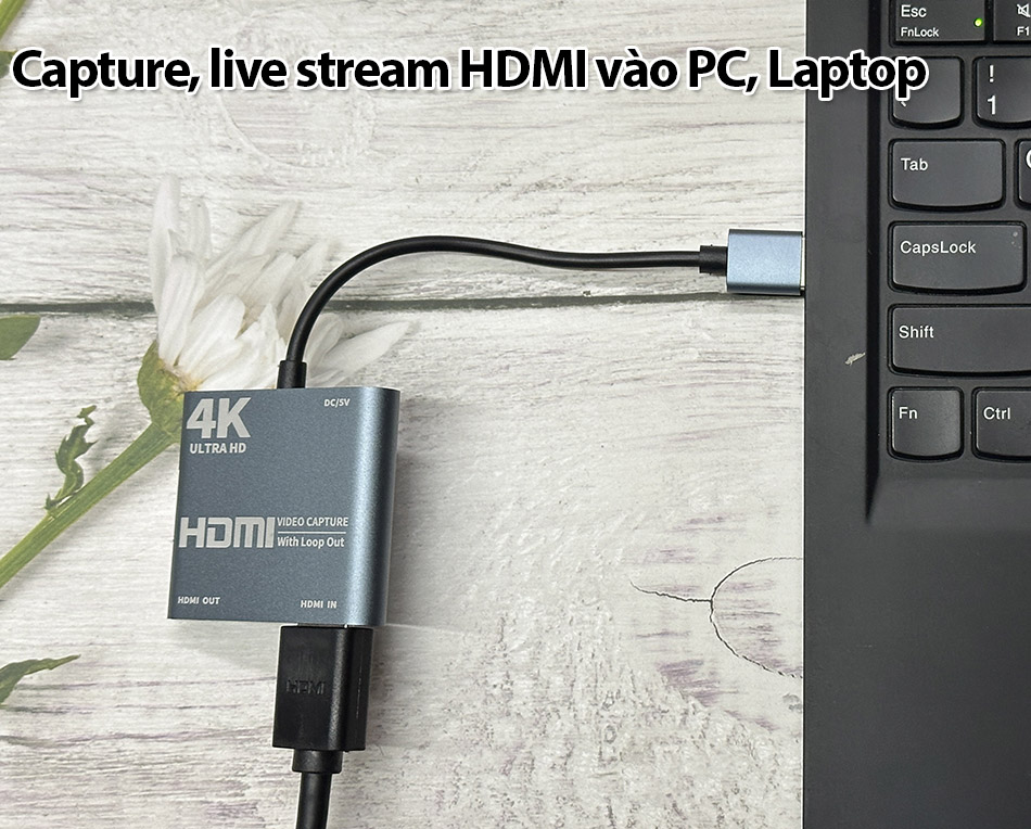 Thiết bị ghi hình video HDMI 4K sang USB 3.0 1080P60Fps Capture