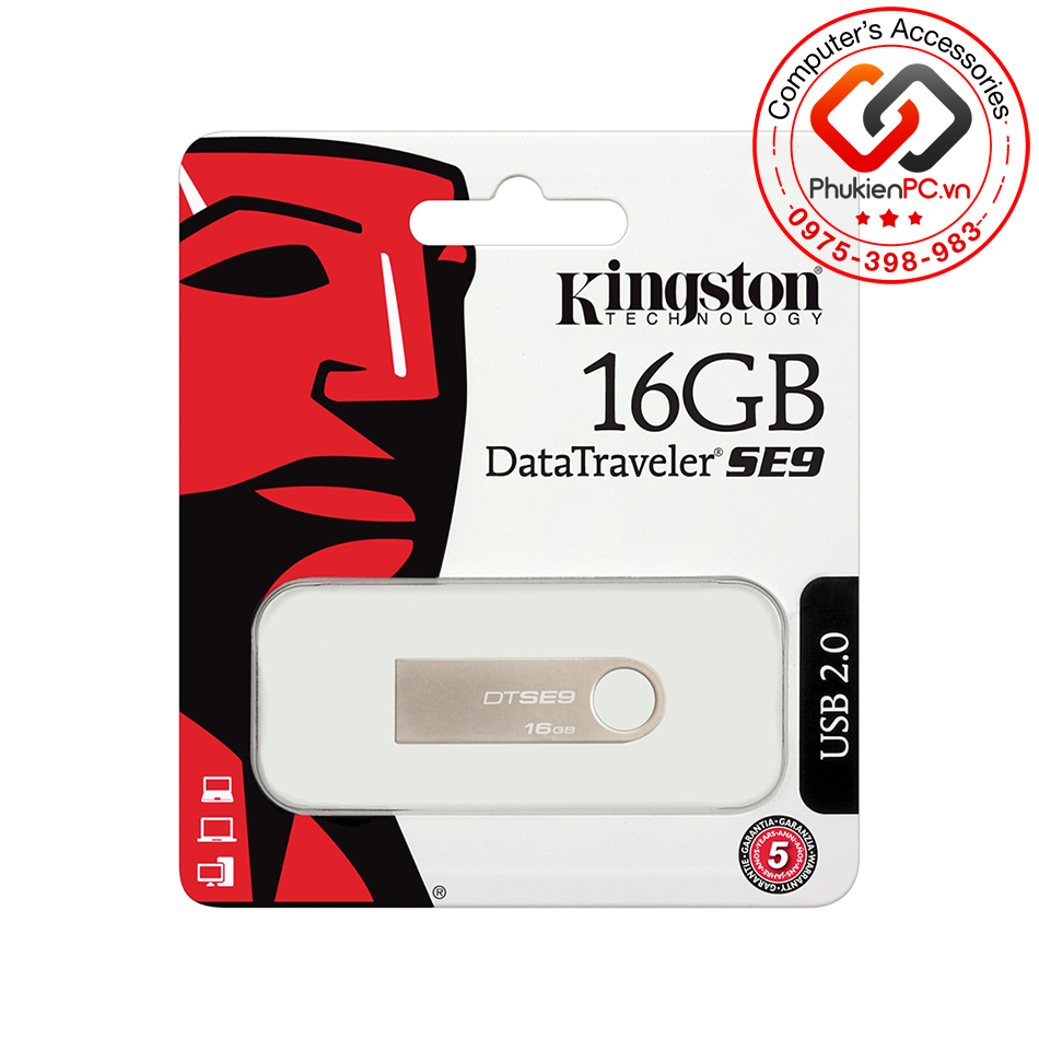 USB 16GB DATATRAVELER SE9 thương hiệu KINGSTON