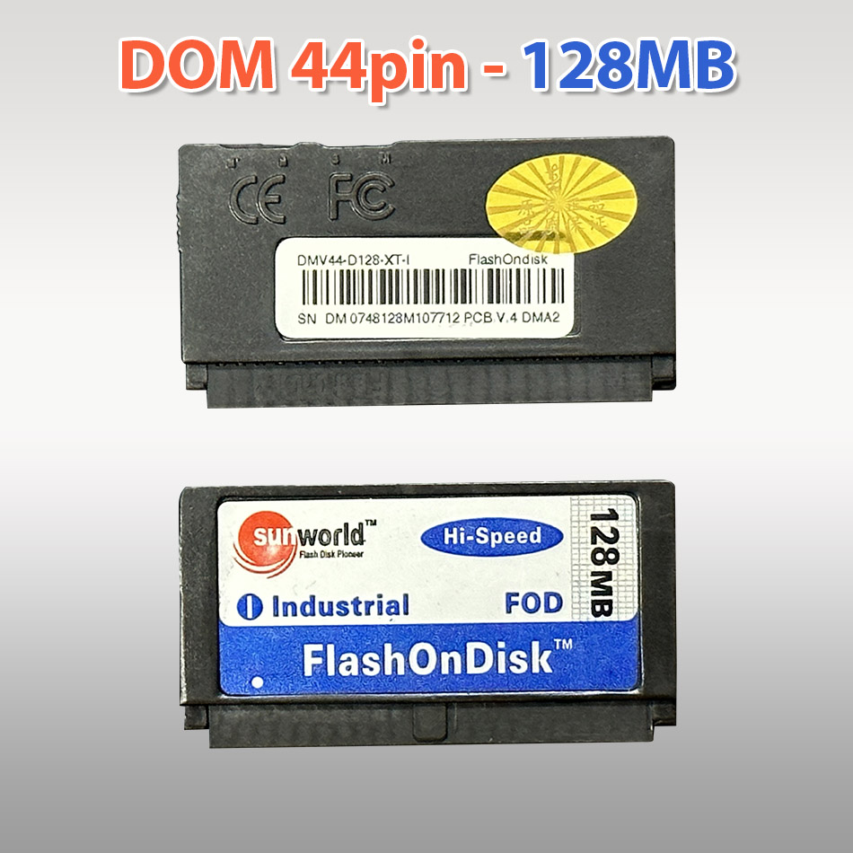 Thẻ nhớ công nghiệp EDC ATA-IDE 44PIN 128MB thương hiệu Sunworld