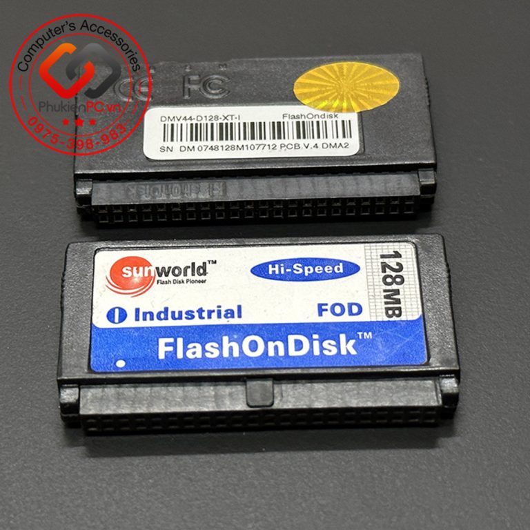 Thẻ nhớ công nghiệp EDC ATA-IDE 44PIN 128MB thương hiệu Sunworld
