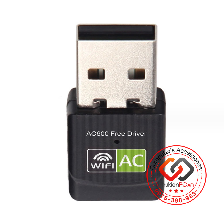 Wireless USB thu wifi 600Mbps AC600 2.4Ghz 5Ghz 802.11b/n/g/ac