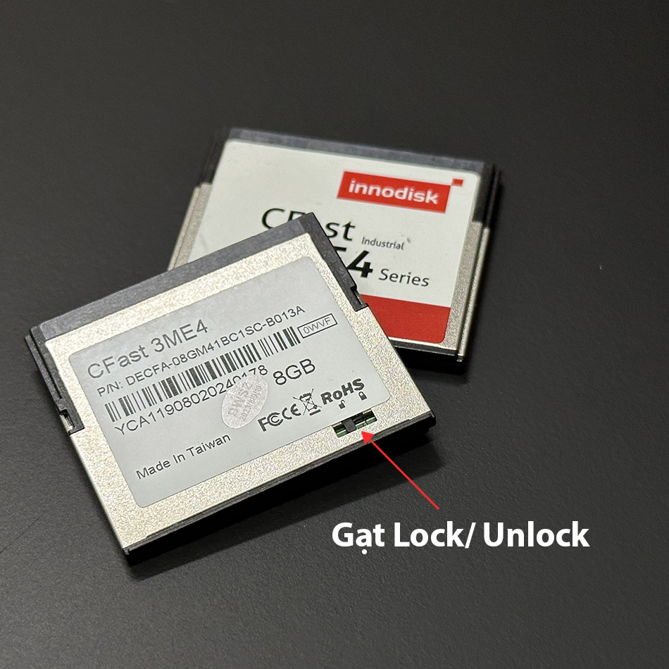 Thẻ nhớ CFAST INNODISK 3ME4 8GB cho máy công nghiệp